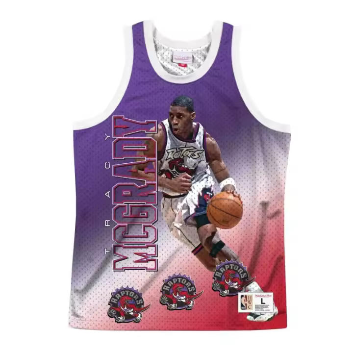 CAMISETA TRACY MCGRADY BEHIND THE BACK TORONTO RAPTORS - MITCHELL NESS - 1