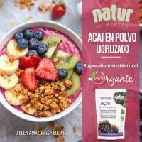 Bayas acai bio ecologico, potente antioxidante en polvo liofilizado 100 g Natur Alimentos - details 2