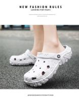 Sandalias De Verano Para Hombre Zapatillas De Playa Plataforma Respirables De Color Sólido Lujo Ligero Zapatos Para El Hogar - details 12
