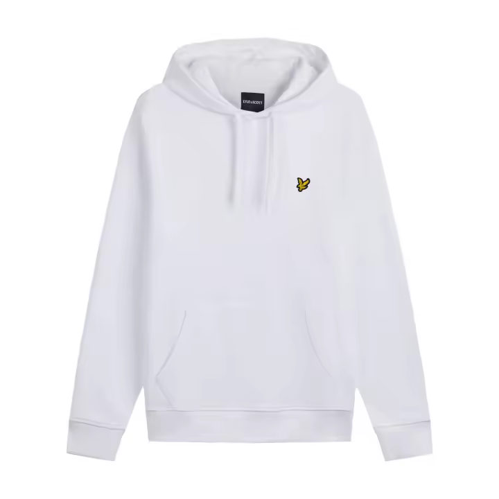 Lyle & Scott Sudadera Capucha Blanca Hombre Orgánica - 1