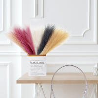 15pcs Bouquet De Pampas Artificial Para Decoración De Casamiento Y Fiestas DIY Flores De Planta Falsa Para Vaso Decorativo - details 1