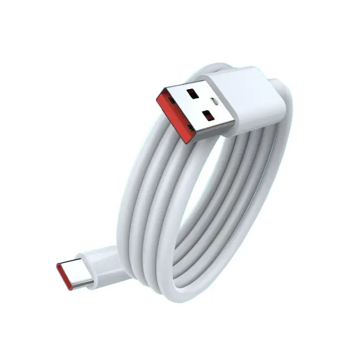 Cable De Carga USB Tipo C 120W 6A Para Xiaomi Civi 11T pro Redmi Note 11 Pro+ Black Shark 4S pro 67W 55W Con Sincronización De Datos PVC - 1