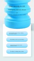 Botella De Agua Plegable Y Reutilizable 1pc BPA Free De Silicona Para Excursiones Al Aire Libre Y Montañismo Viajes Portátil Taza - details 5