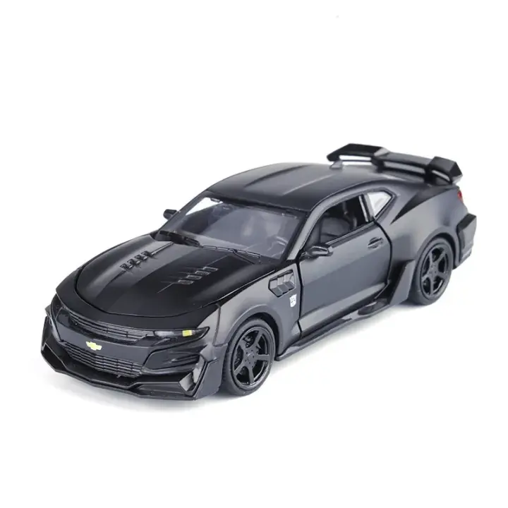 Coche De Juguetes Chevrolar Camaro a Escala 1:32 Modelo De Aleación Con Sonido Y Luz Vehículo Para Niños Regalos De Cumpleaños - 1