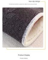 VIKAMA Alfombra De Invierno Navidad Falsa Cashmere Para Niñas Decorativa Para Dormitorio Suelo Suave Y Cómodo Para Lado De Cama O Ventana - details 10