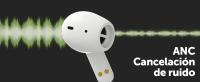 Vieta Pro Double | Auriculares Inalámbricos con Bluetooth, ANC Noise Cancelling, Controles Táctiles y Manos Libres. Cascos con Micrófono y Batería de Larga Duración 33h. Auriculares de Botón con Caja de Carga - details 1