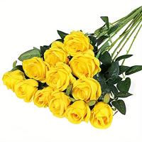 20pcs Arreglo De Rosas Artificiales Realistas Para Bodas Cumpleaños Y Más Decoración Floral Para El Hogar Y Arreglo De Flores - details 17