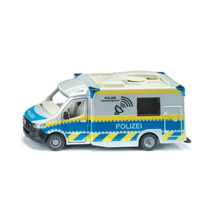Siku Mercedes Sprinter Policía Miniatura - Comunicación Fiable - Equipo Adecuado - 1
