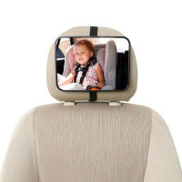 Espejo De Seguridad Para Asiento Infantil Ajustable Y Amplio Para Coche Monitor De Bebé Espejo Interior De Coche Cuadrado - details 8