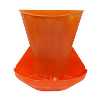 Alfombra De Alimentación Para Cerditos Plástico Montada En La Pared Con Cuatro Compartimentos Dispensador De Alimentos Para Ganado Suministros Agrícolas - details 5