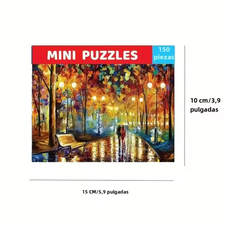 Rompecabezas De Viaje Mini Test Tube 150pcs Juego De Lógica Para Adultos Y Niños Regalo De Navidad Torre De París Puzzle De Papel - 1