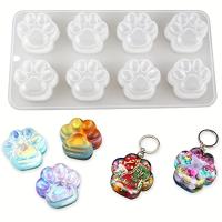 Molde De Silicona Para Resina En Forma De Pata De Gato DIY Molde De Joyería De Alta Calidad Sin Químicos Peligrosos - details 1