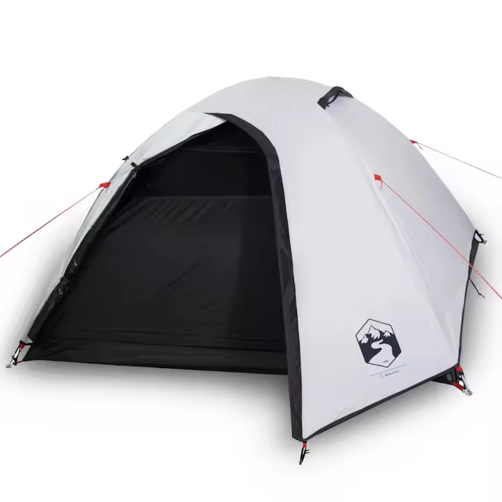 vidaXL Tienda de campaña iglú 4 personas tela opaca impermeable blanco - 1