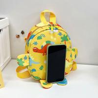 Mochila De Dinosaurio Cartoon Para Bebé Niños Y Niñas Ajustable Casual Material Nylon Tamaño 22*18*9cm Para Jardín De Infantes - details 7