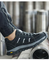 Zapatos De Seguridad Para Hombre Con Punta De Acero Mocasines De Trabajo Ligeros Y Transpirables Antideslizantes Para Adultos - details 16