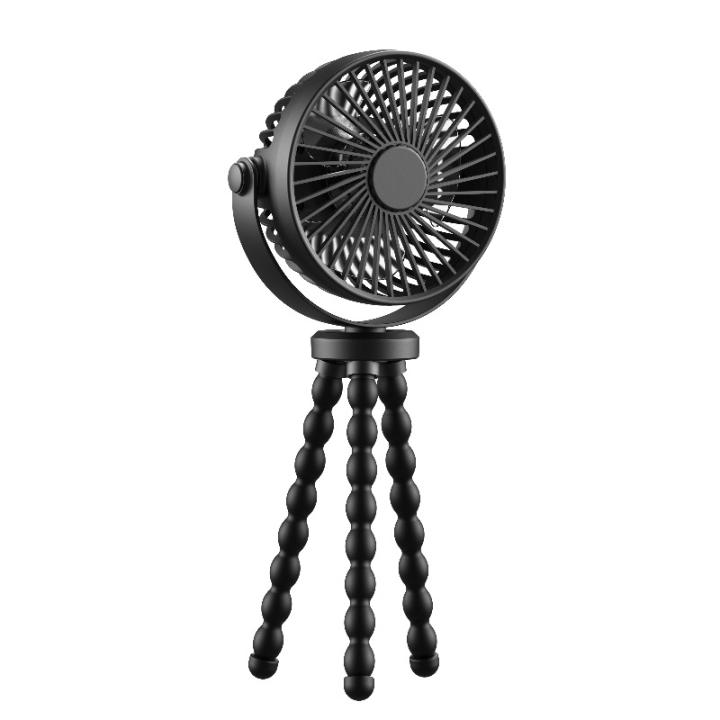 Ventilador USB 20000 mAh con luz – 3 velocidades, 720° giratorio, silencioso y potente — oferta en Miravia