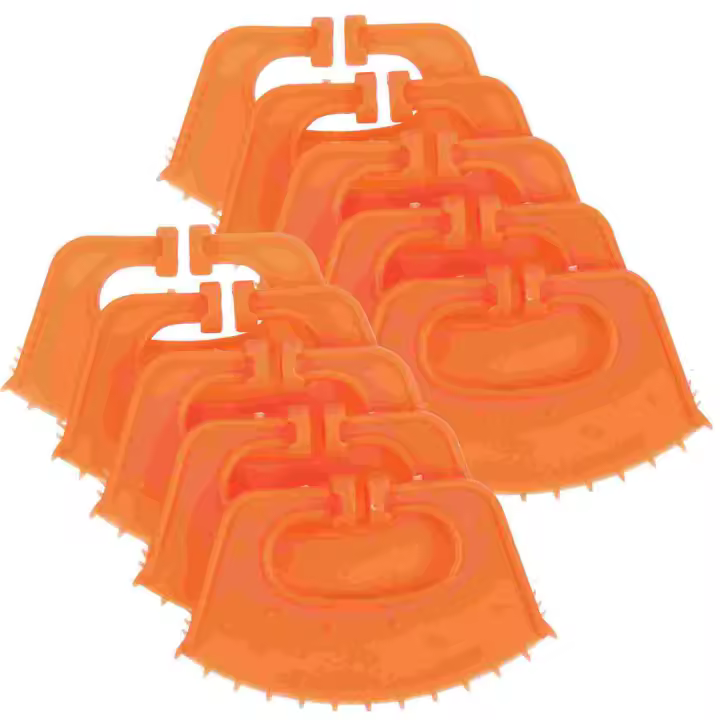 10 Pcs Clip De Desamamamiento De Calfornia Para Ganado Equipo De Suministro De Ganadería Herramienta De Clausura De Nariz De Plástico Para Res Y Vaquillas - 1