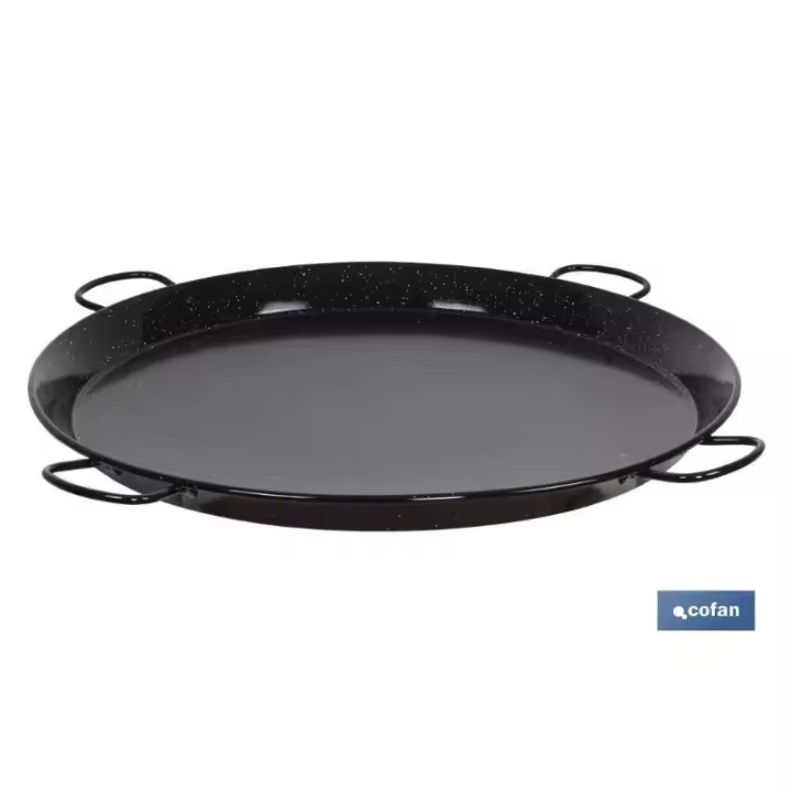 Paellera acero esmaltada ø80cm (4 asas) - 1