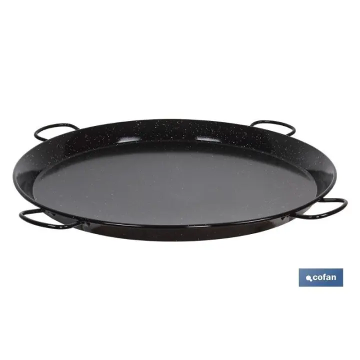 Paellera acero esmaltada ø80cm (4 asas) - 1
