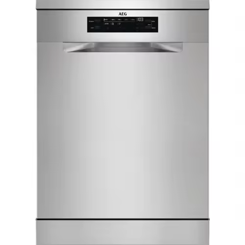 AEG - Lavavajillas libre instalación FFB33607ZM Serie 5000 AirDry de 60 cm, 13 cubiertos, acero inoxidable antihuellas y secado perfecto con tecnología AirDry - 1