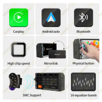 Reproductor Multimedia Para Coche 2DIN 7 Pulgadas MP5 Con Pantalla Táctil Bluetooth AUX USB CarPlay Android Auto Mirrorlink Carga Rápida - details 4