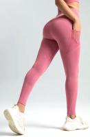 MOV-Pantalones deportivos y de fitness, pantalones color melalgodón, Mallas elásticaspara Correr, Elevación de cadera, High Belt, control del medio ambiente, pantalones de yoga - details 22