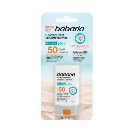 Protector Solar Facial Babaria Stick Solar Facial Spf 50 20 Gr - 1