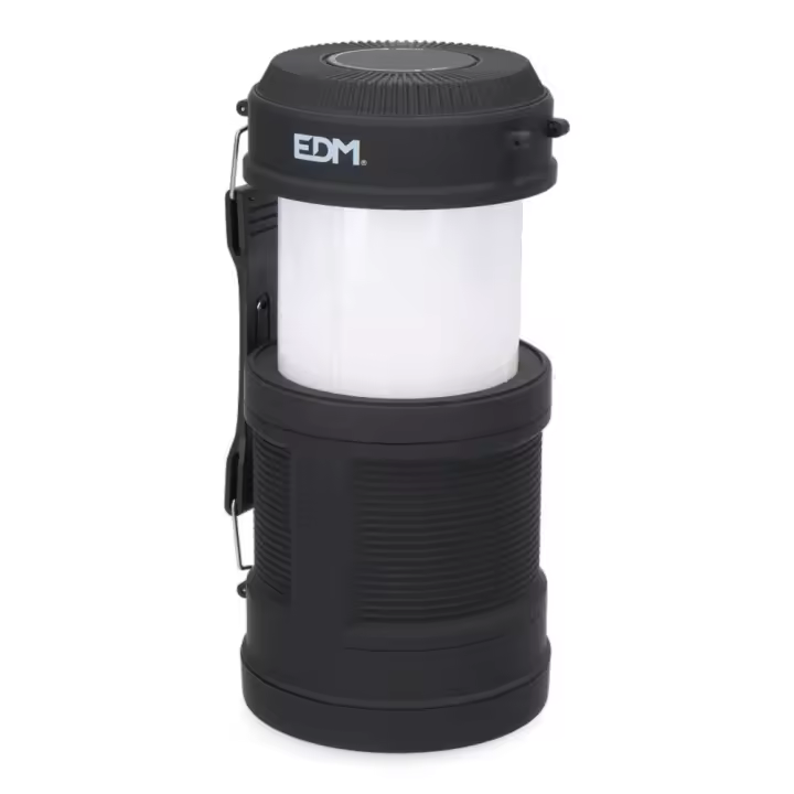 LINTERNA Y FAROL DE LED A PILAS 3W + 5 W 300Lm 6000K - 7500K EDM - 1