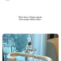 Estante De 3 Niveles De Acrílico Organizador De Maquillaje Para Baño Y Cocina Estuche De Almacenamiento Transparente Para Display De Muñecas - details 11