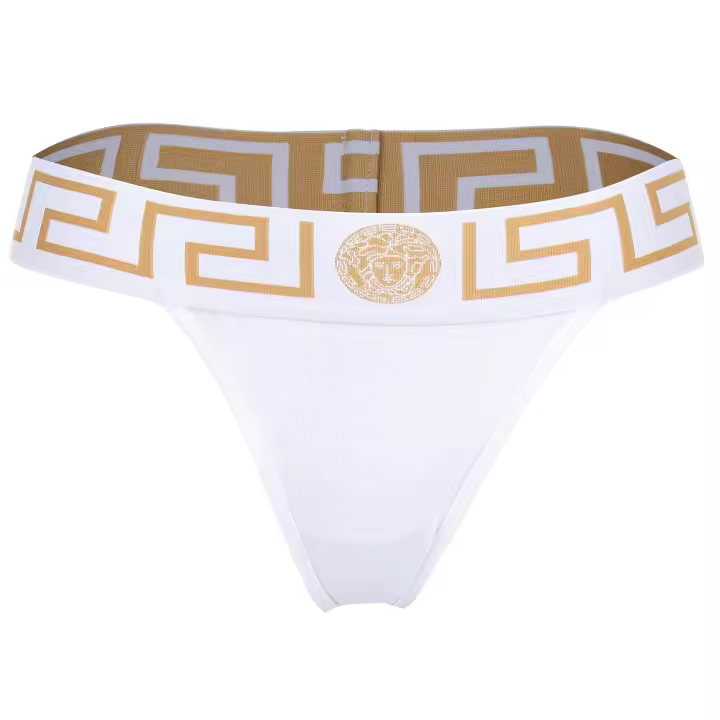 VERSACE Tanga de Mujer - TOPEKA, Ropa interior, Tanga, Algodón orgánico, Bi-Stretch - 1