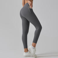 Leggings Para Mujer Con Bolsillos Pantalones De Yoga Para Gimnasio Deporte Fitness De Cintura Alta Control De Abdomen Para Correr Entrenamiento - details 20
