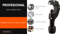 Corta Tubos Cobre y PVC | Trinquete | Tijeras Multicapa | Fontanería y Electricista | Máquina Cortadora Metal | Cutter Abocardador | Herramienta Fontanero | BRICOGAMO - details 2