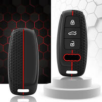 Funda De Llave De Coche En Silicona Para Audi A3 A4 B9 A6 A7 4K A8 E-tron Q5 Q8 C8 D5 SQ8 Accesorios De Protección - details 0