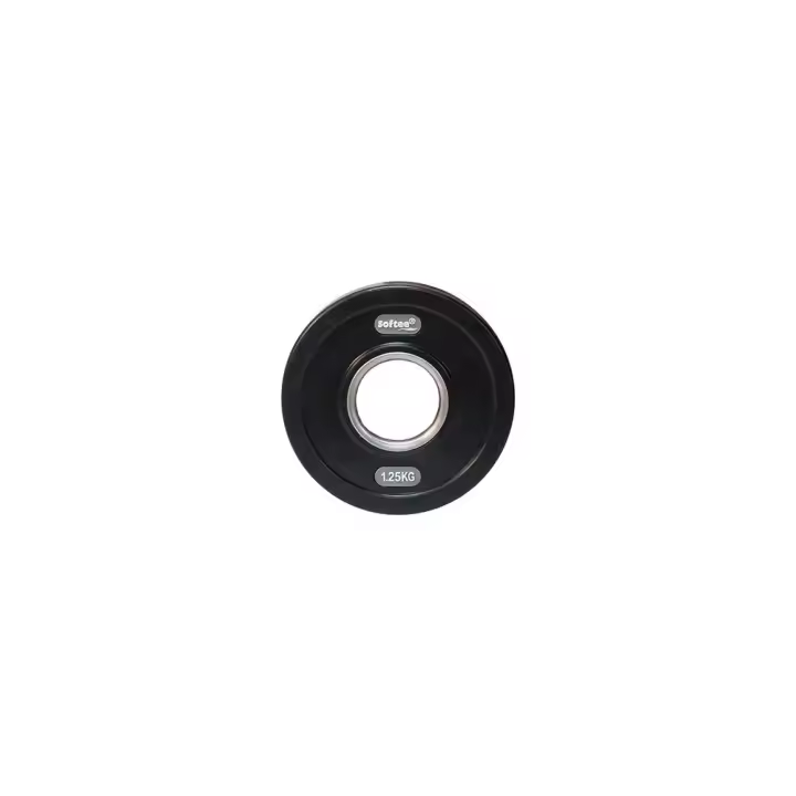 Softee Plato Olímpico 1.25kg Negro - 1