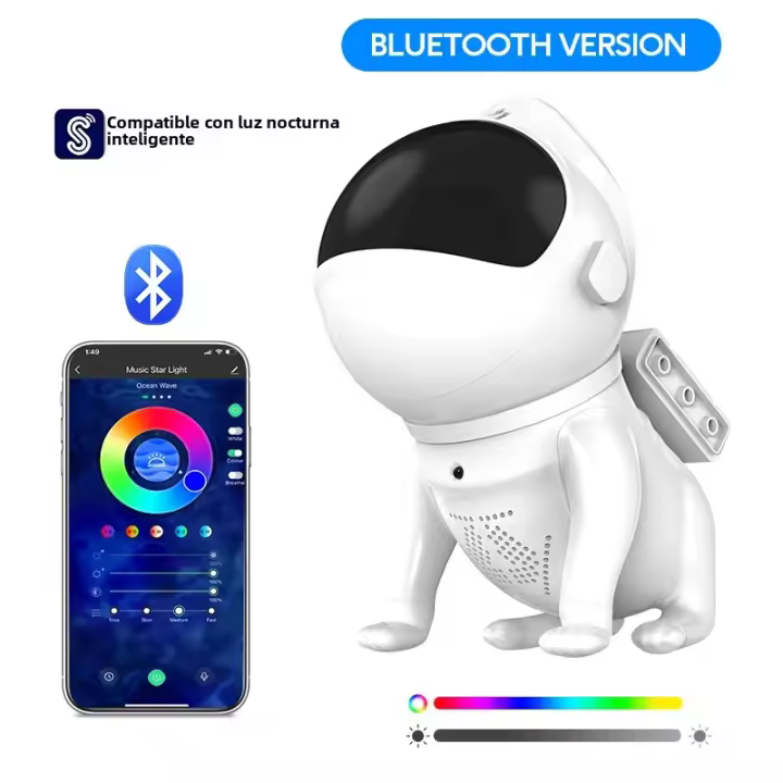Proyector De Estrellas Luz Galáctica Para Dormitorio Proyector De Espacio Perro Para Niños Y Adultos Decoración De Techo Para Fiestas Y Navidad - 1