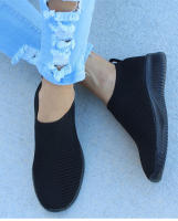 Zapatos Planos Para Mujer En Blanco Zapatos De Encaje Ligero Para Verano Y Otoño Casual Comodidad Sin Cordones Talla Real - details 8