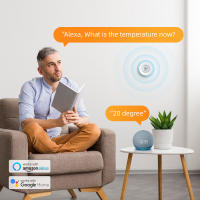 Sensor De Temperatura Y Humedad Inteligente AVATTO Tuya ZigBee Pantalla E-ink Batería De Bajo Consumo Compatible Con Alexa Google Home - details 8