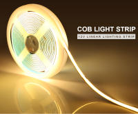 Tiras LED COB Flexibles 24V 12V 320LEDs/M 3000K 4000K 6000K Para Decoración De Habitaciones 1M 2M 3M 5M 10M Dimmer Lineal - details 0