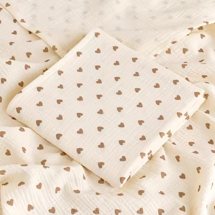 Manta Bebé Muselina De Algodón 2 Capas Toalla De Baño Verano Cubierta De Carrito Saco De Dormir Para Bebés Recién Nacidos - 1