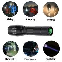 Linterna LED Potente Y Ultra Brillante Para Camping Con 5 Modos De Interruptor Impermeable Y Zoom Ajustable Para Bicicleta Uso Con Batería 18650 - details 5