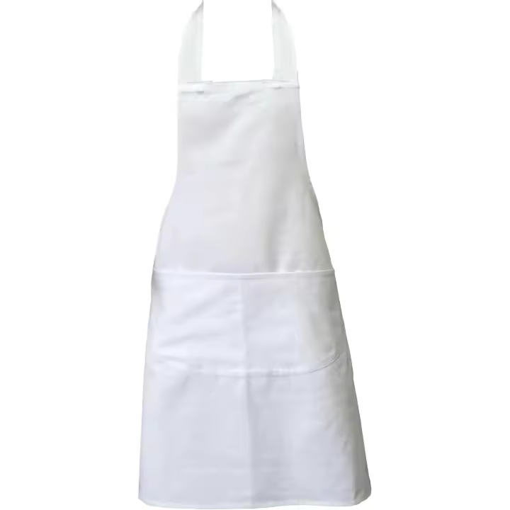 Clay Roberts Chefs Apron, Black, Cooking and Baking Apron for Men and Women, Double Pockets, Kitchen Butchers Aprons, BBQ & Catering Bibs, Cooking Tabards - 1