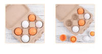 Juego De Juguetes Educativos DIY De Madera Con Huevo Artificial Y Cocina Para Niños Set De 3/6 Piezas Para Educar a Los Niños En Edad Preescolar - details 6
