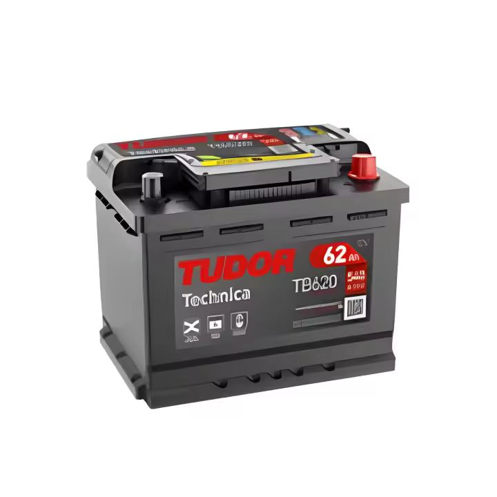 Tudor TB620 Batería de Coche 62Ah 540A - Gama Technica Larga Duración - 1