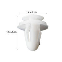 50 Pcs Clip De Presión Para Panel De Puerta Universal Fijador De Interior De Coche Clips De Retención Para Panel De Puerta Set De Fijación - details 10