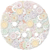 46pcs Pegatinas De Lace Graffiti Vintage Para Decorar Diario Taza Guitarra Maleta Scrapbook DIY Adhesivo De Papel Sintético - details 0