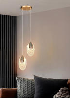 Lámpara Colgante Larga De Línea Moderna Y Sencilla Para Dormitorio Y Sala De Estar Decorativa Metal LED Fuente De Alimentación AC 90-260V - details 13