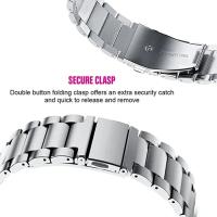 Correa De Reloj De Acero Inoxidable 22mm Para Black Shark S1 pro Smartwatch Fácil De Ajustar Correa De Pulsera Metálica Unisex - details 4