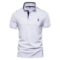Novedad de verano, polo con solapa de negocios para hombre, top moderno de algodón bordado, talla europea, manga corta de alta gama para hombre - details 9