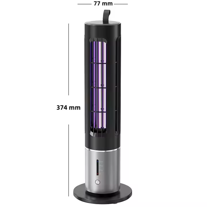 Lámpara Asesina De Mosquitos USB UV Recargable Silenciosa Trampa Eléctrica Insectos Mute Electric Mosquitoes Insect Repellent Wall Mounted - 1