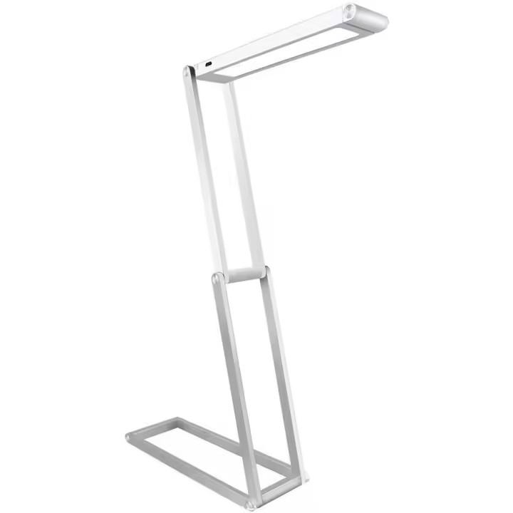 Lámpara de Mesa de Aluminio Creative Lámpara de escritorio LED recargable plegable portátil simple Lámpara de Lectura regulable Luz Nocturna Luz de giungo (Gold Marca: ) - 1